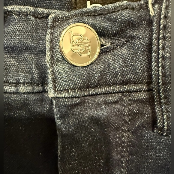 bebe Dark Distressed Ankle Jeans - Picture 4 of 5